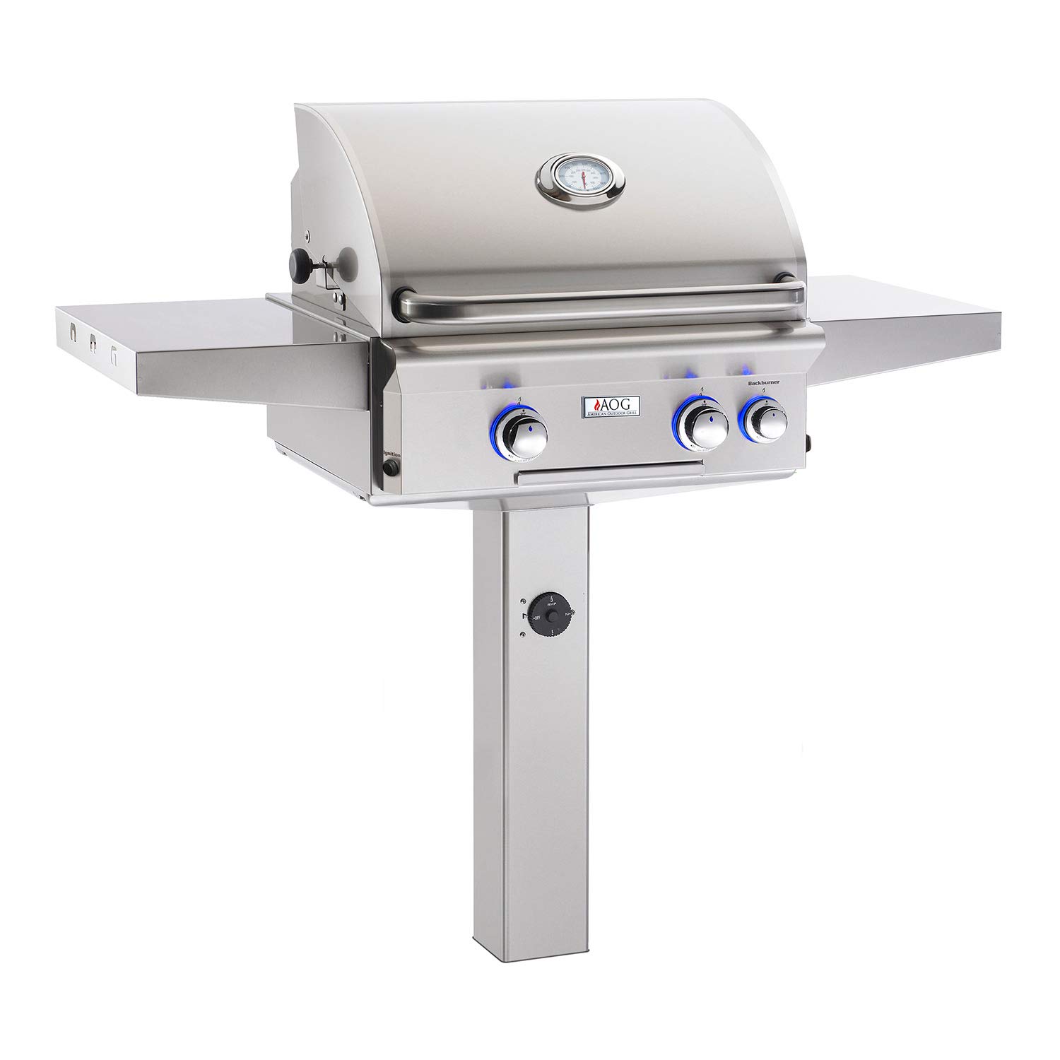 American Outdoor Grill L-Series 24 Inch Natural Gas Grill with Rotisserie - Perfect for Backyard BBQs and Outdoor Entertaining