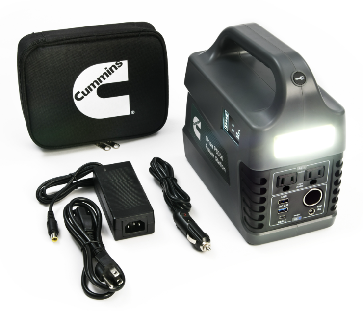 Cummins Onan A067W048 PS300 300W/600W 296Wh Portable Power Station - Backup Power for Camping, Emergencies & Outdoor Adventures
