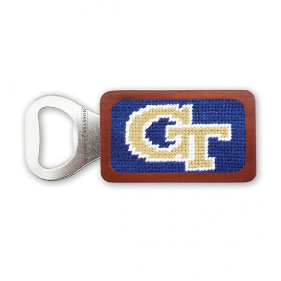 Georgia Tech Yellow Jackets Bottle Opener - College Football Tailgating & Home Bar Accessories - Perfect for Game Day Parties, Gifts & Home Decor