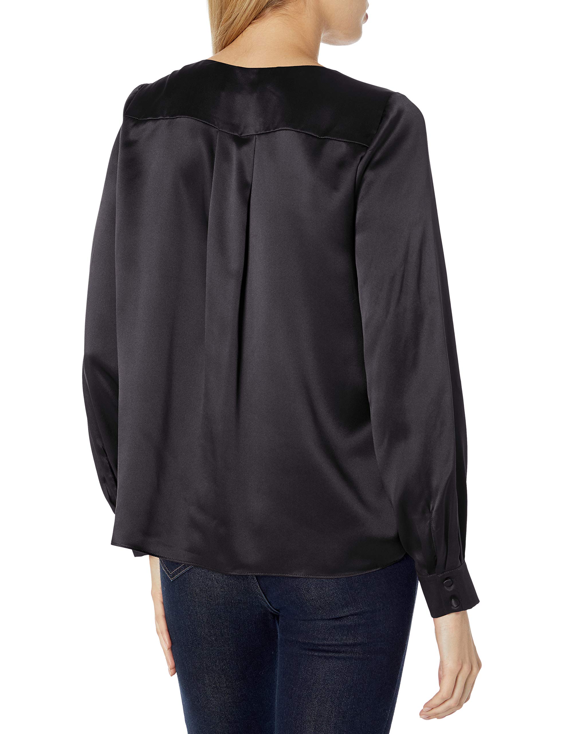 Parker Women's Galway Long Sleeve Cowl Neck Blouse - Elegant Office Wear & Casual Chic Tops for Women