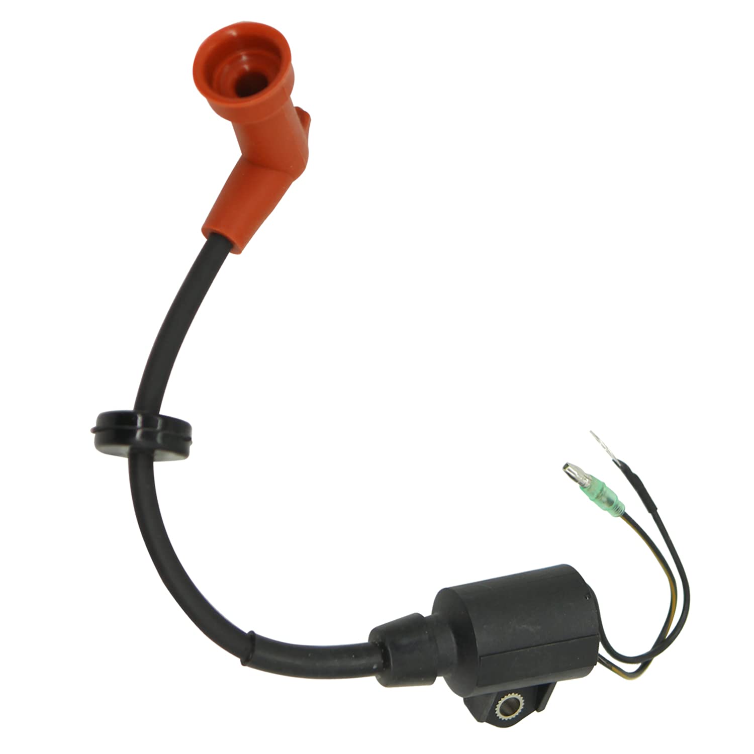 Disenparts Ignition Coil Replacement for Yamaha Outboard Motors 9.9HP 15HP - Compatible with 63V-85570-00-00, 61N-85570-10-00, 61N-85570-00-00 Models (1996 9.9ESHU, 15ELHU, 15ELRU) - Marine Engine Performance Part for Boating & Fishing