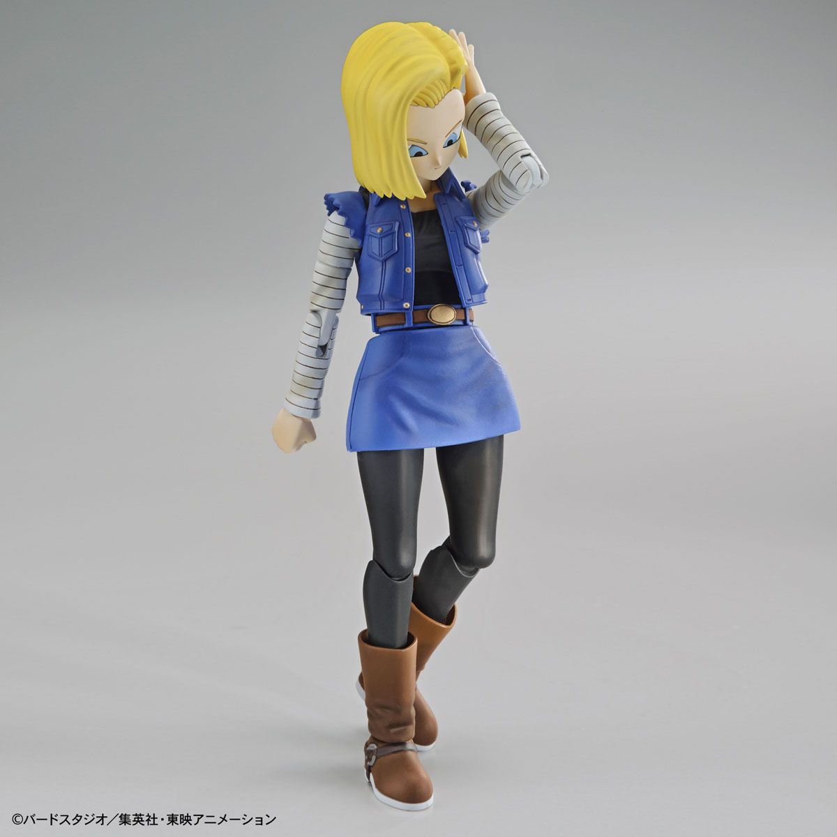 Figure Rise Standard Dragon Ball Z Android 18 Plastic Model Kit - Buildable Anime Action Figure for Collectors & Fans - Perfect for Display, Gifts & Cosplay Props