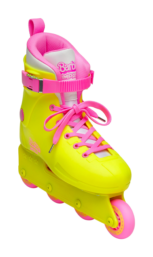 Impala Lightspeed Inline Skates for Women - Barbie Bright Yellow Rollerblades | Perfect for Outdoor Fitness, Roller Skating Rinks & Street Skating