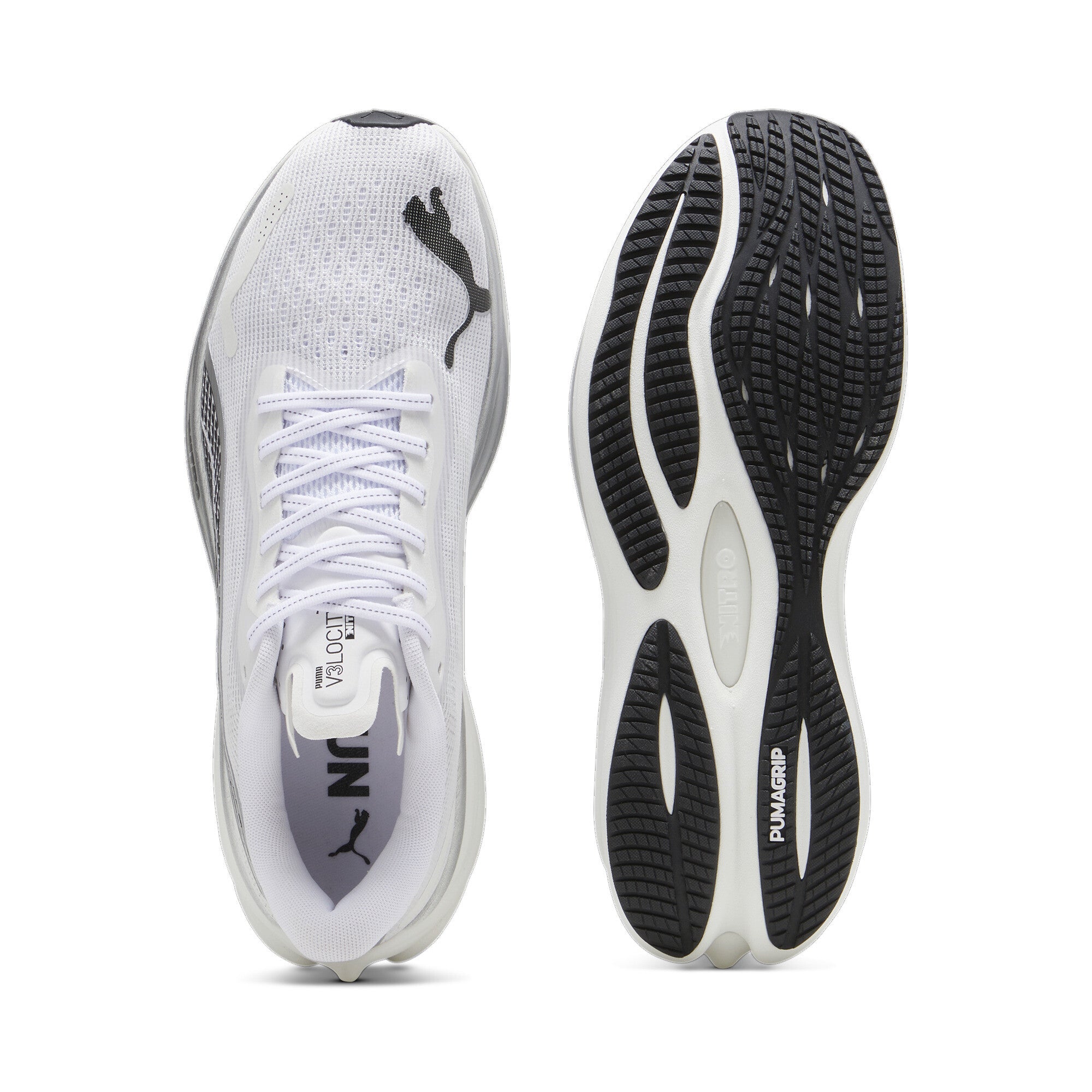 Men's Velocity Nitro 3 Running Shoes - Lightweight Cushioned Sneakers for Men | Perfect for Jogging, Gym Workouts & Daily Wear