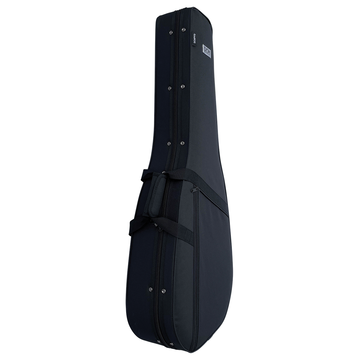 DCM Premium PFD Polyfoam Lightweight Dreadnought Guitar Case - Black | Heavy Duty Protection for Acoustic & Electric Guitars | Perfect for Travel, Gigging & Storage