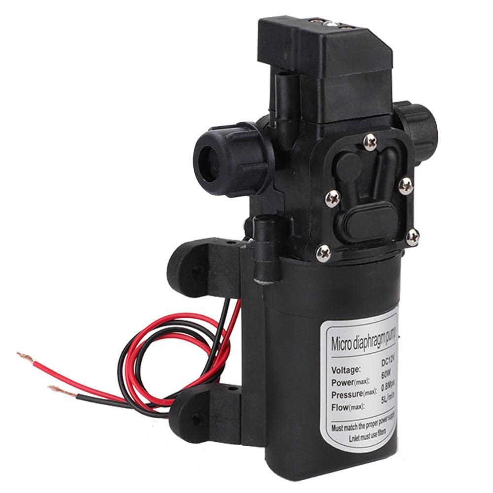 High Pressure Water Pump 12V DC 116PSI - MAGT Self-Priming Water Pump for Caravan, Boat, Camping with Built-in Pressure Switch | RV, Marine & Outdoor Water Supply Solution