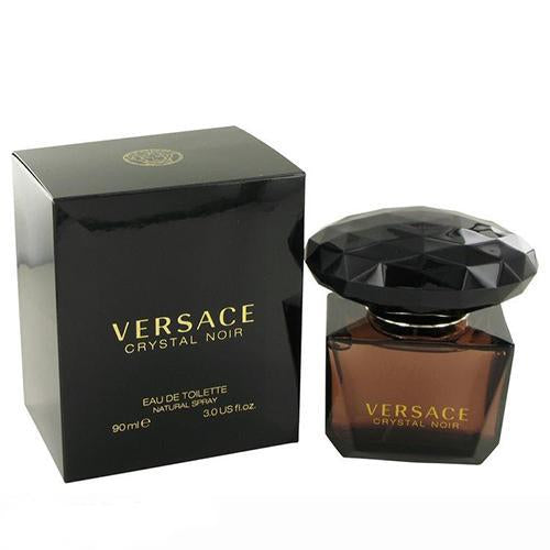 Versace Crystal Noir Eau de Toilette Spray for Women - 90ml | Floral Oriental Fragrance for Evening Wear & Special Occasions