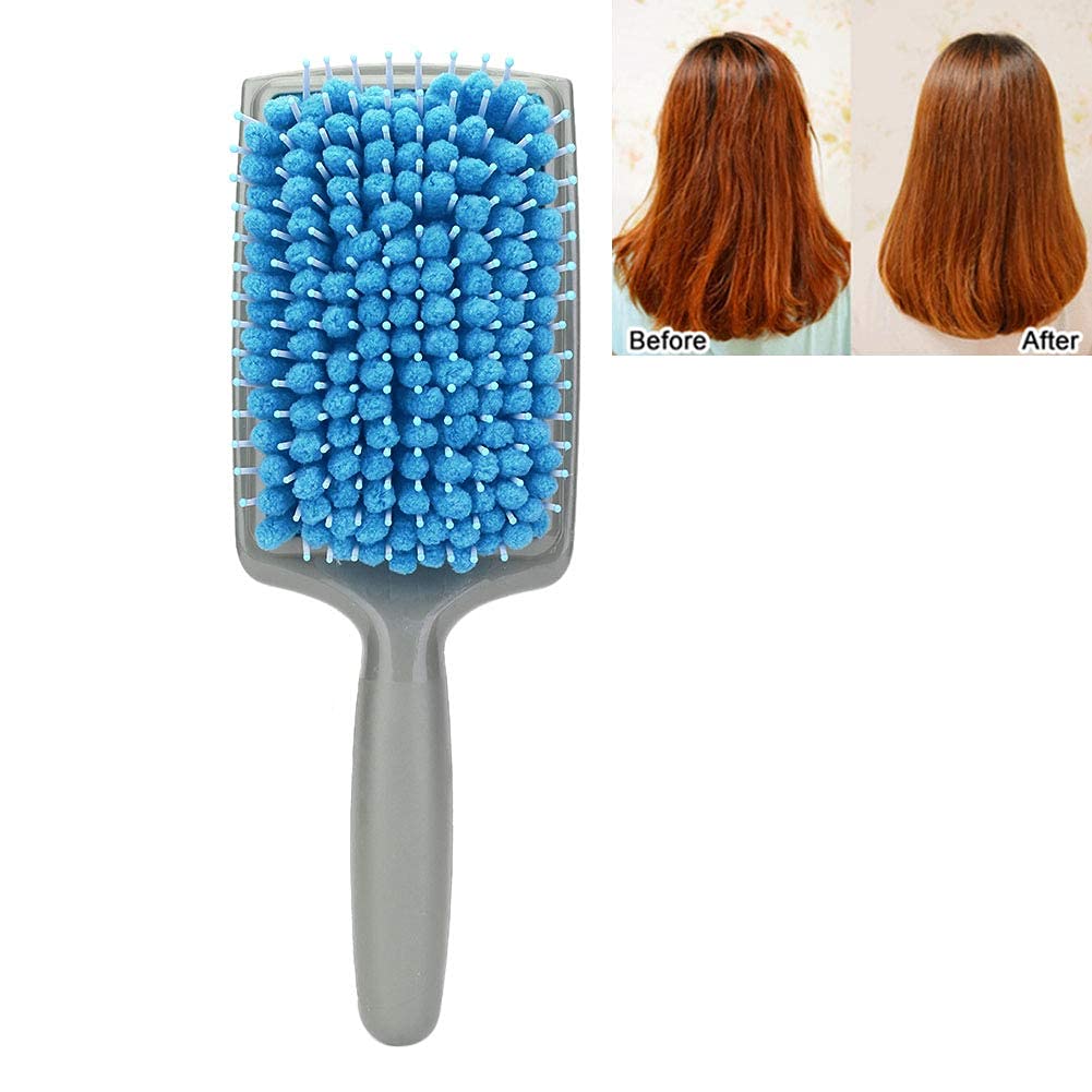 GLIVE Air Cushion Massage Hair Comb - Anti-Static Quick Drying Hair Styling Tool for Healthy, Fluffy & Transparent Hair - Perfect for Salon, Home Hair Care & Travel Use