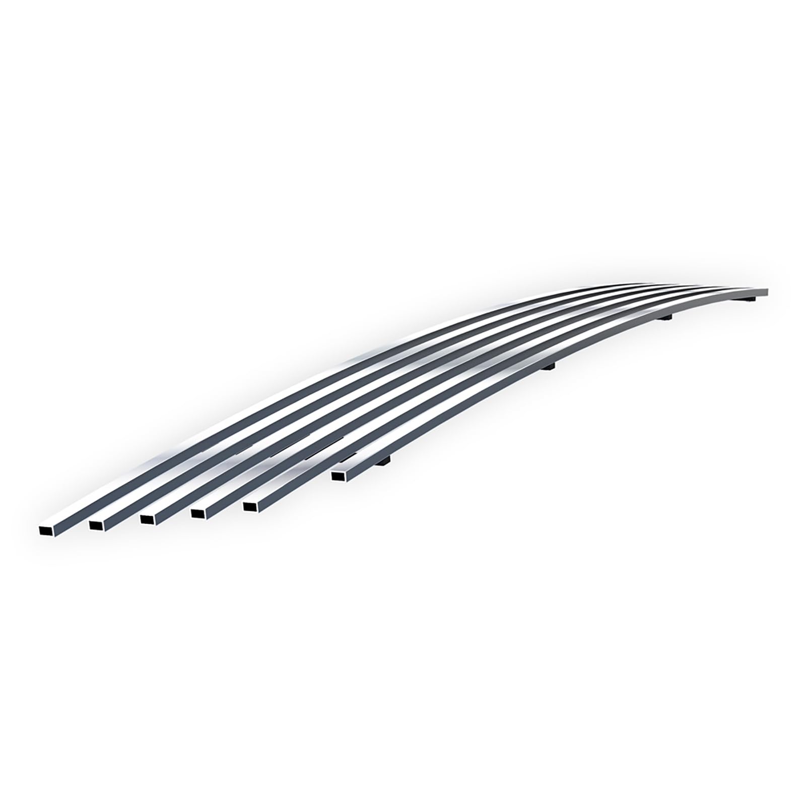 APS Compatible with Ford Fusion 2013-2016 Lower Bumper Stainless Steel SS Chrome Billet Front Grill Insert S18-A14956F - Upgrade Your Car's Appearance for Street Shows & Daily Driving