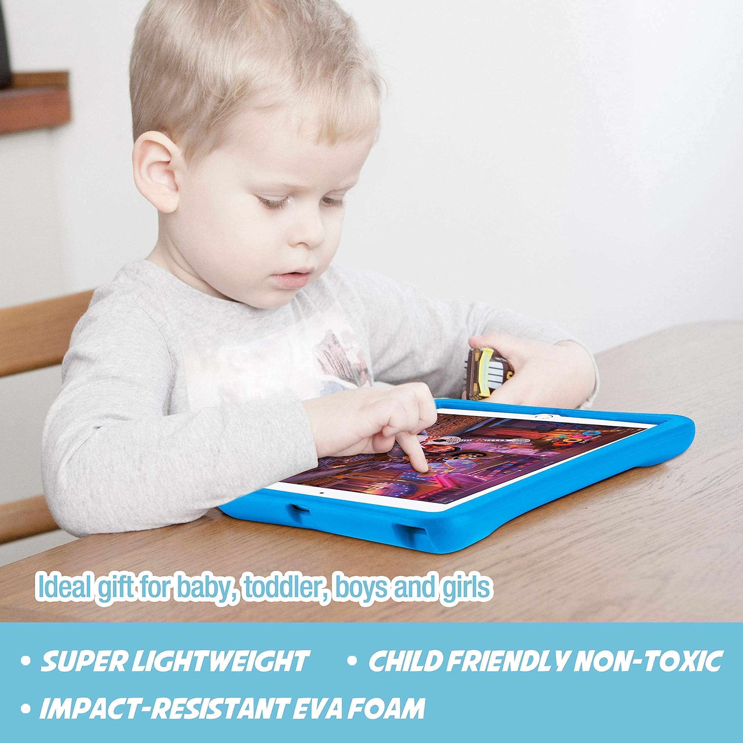ProCase Privacy Screen Protector & Blue Kids Friendly Cover for iPad 10.2