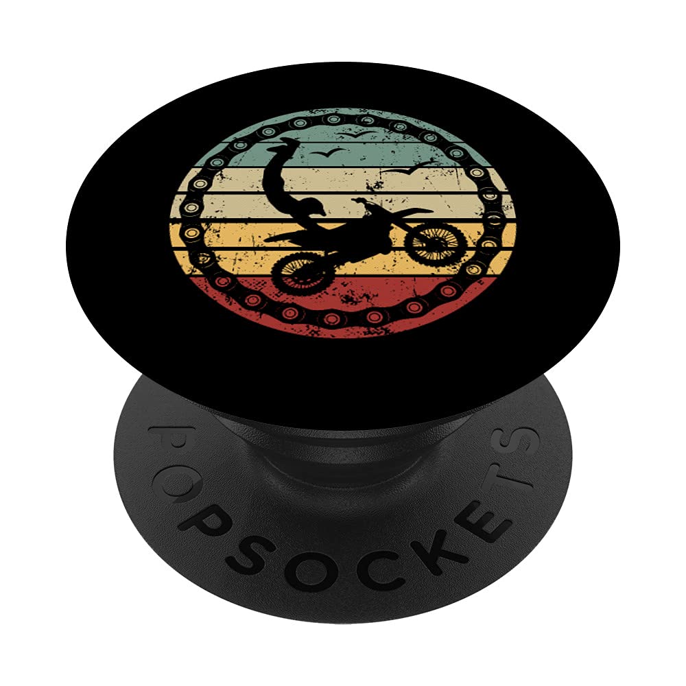 Freestyle Motocross Dirt Bike Supercross Enduro Riding PopSockets - Swappable PopGrip for Motorcycle Enthusiasts - Perfect for MX Bikes, ATVs & Off-Road Adventures