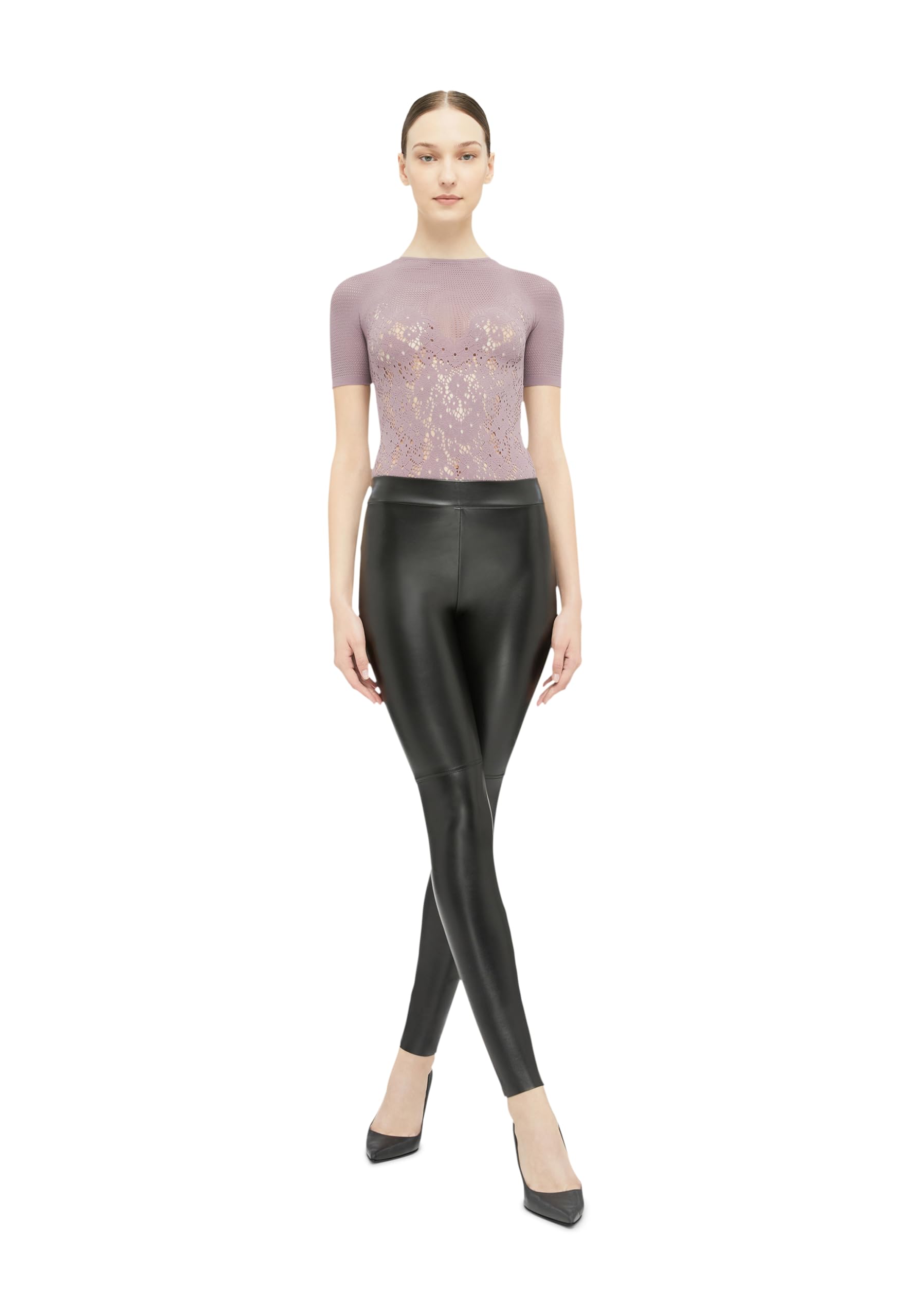 Wolford Estella Women's Leggings - High Waist, Stretch, Comfortable & Stylish - Perfect for Yoga, Workouts & Everyday Wear