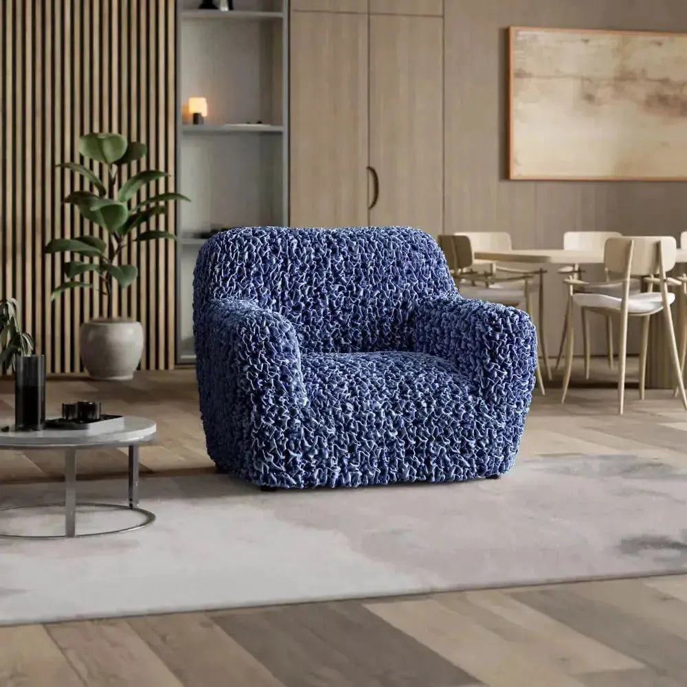 Fuco Velvet Armchair Slipcover - Soft, Stretchable & Washable Sofa Cover for Living Room, Bedroom, or Office - Perfect for Home Decor & Furniture Protection