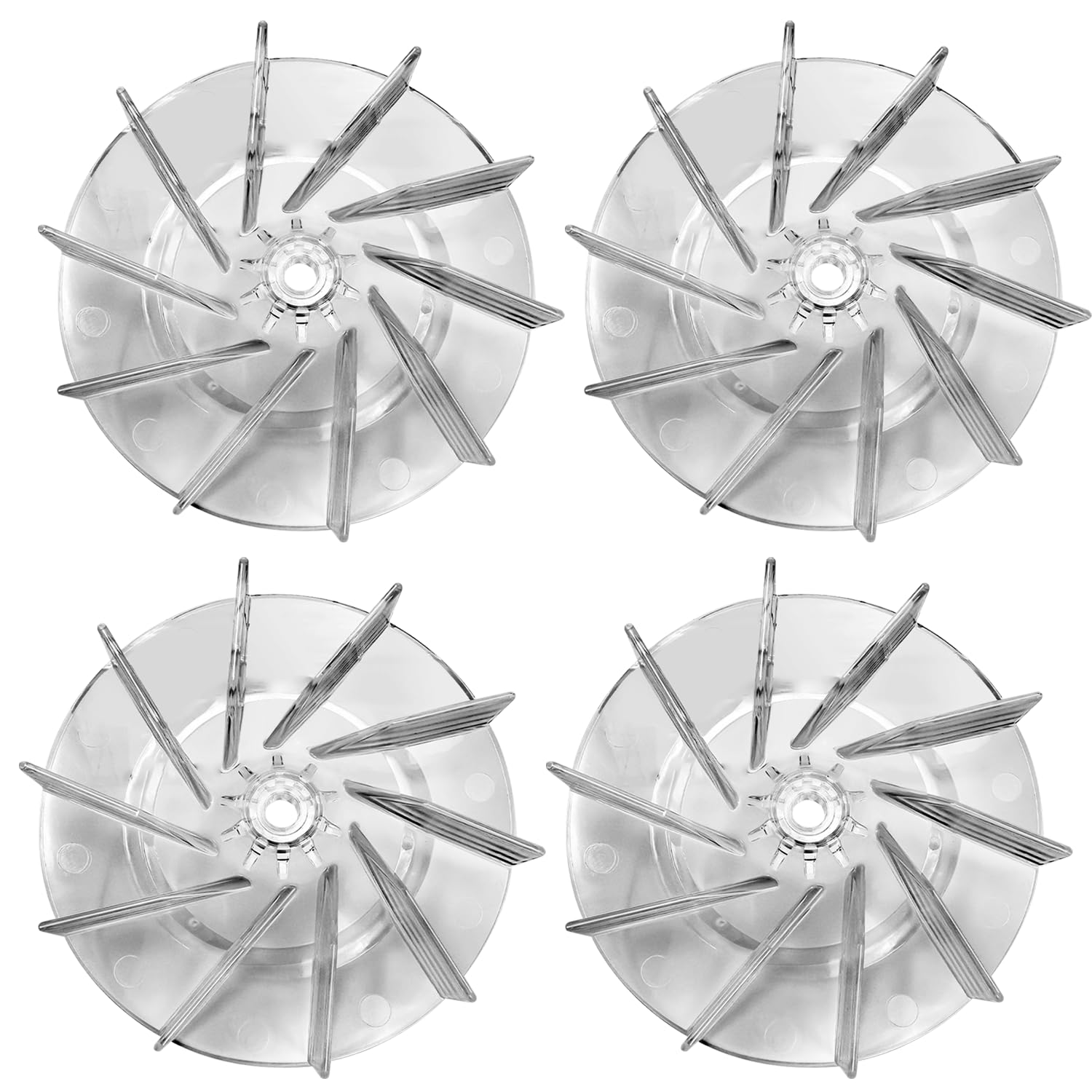 Eureka Sanitaire 12988 Vacuum Cleaner Replacement Plastic Impeller Motor Fan - 4 Pack - Compatible with Eureka 12988 Model - Perfect for Home Cleaning & Vacuum Maintenance