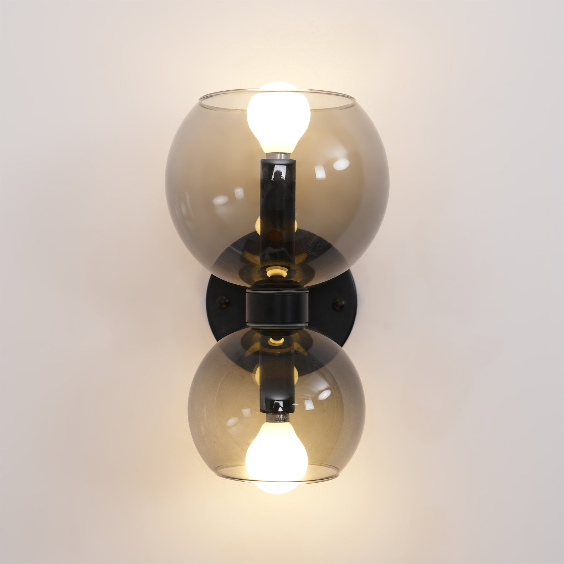 Betty Sconce Wall Light - Modern Plug-in Wall Sconce with Fabric Shade for Bedroom, Living Room & Hallway Decor