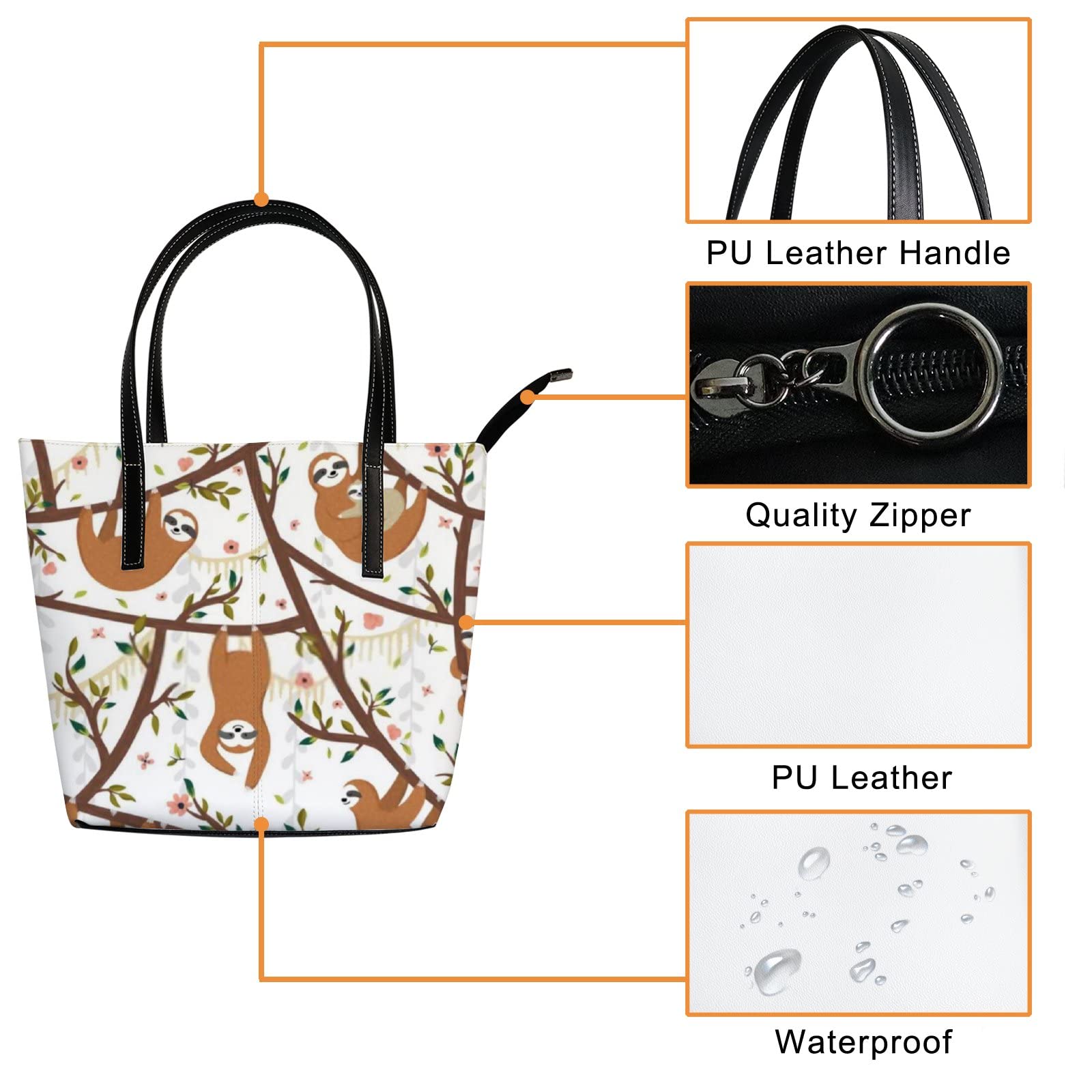 Premium Genuine Leather Tote Bag for Women - Stylish Crossbody Handbag with Adjustable Strap - Perfect for Work, Travel & Everyday Use