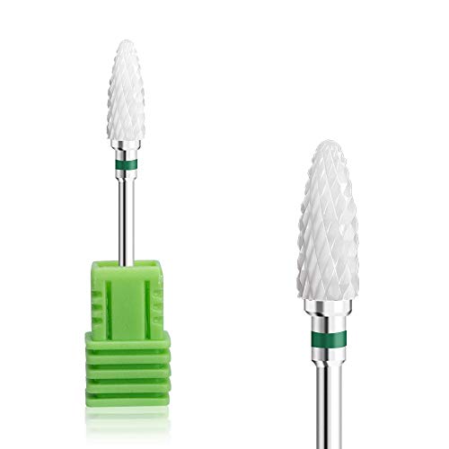 Professional Ceramic Carbide Nail Drill Bits - High-Speed Rotating Burr Milling Cutters for Electric Nail Drill Machine | Perfect for Manicure, Pedicure & Nail Art | Salon & Home Use Nail Care Tools
