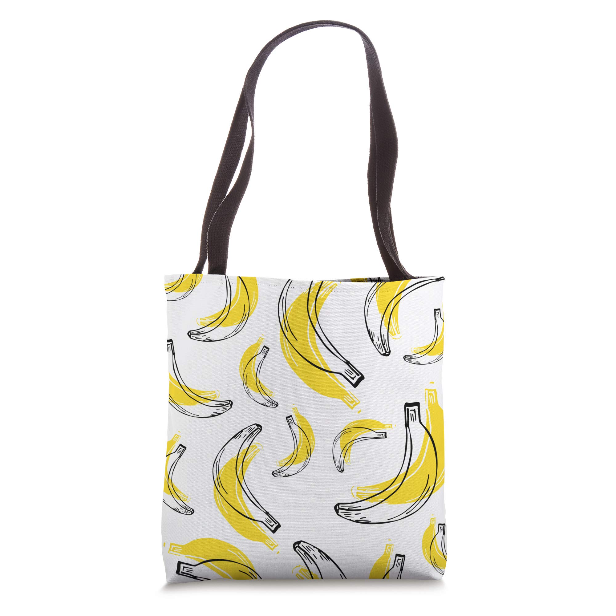 Stylish Bananas Print Tote Bag - Eco-Friendly Reusable Grocery Shopping Bag - Perfect for Beach, Market & Daily Use