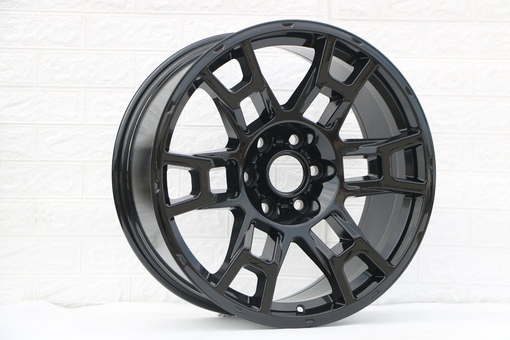 2021 Black Pro Style Wheels - 20 Inch Rims for Toyota Tacoma, 4Runner, FJ Cruiser, Sequoia & Land Cruiser - Off-Road & Street Performance Upgrade
