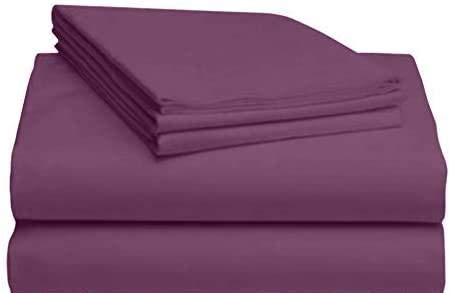 800 Thread Count 4-Piece King Size Bed Sheet Set - 100% Soft Cotton Premium Bedding with Deep Pocket (Fits Mattress Up to 16