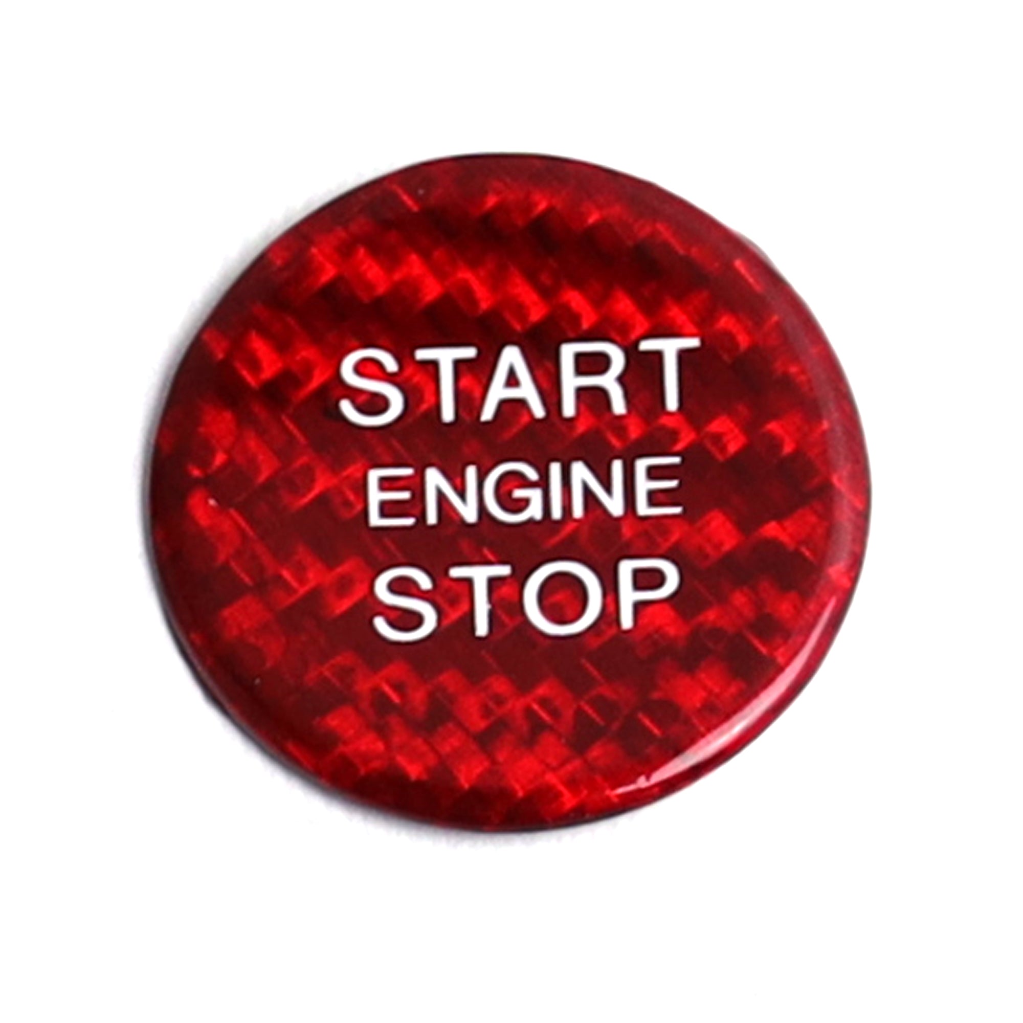 Real Carbon Fiber Engine Push Start Button for 2019+ Audi A6 A7 - High-Performance Ignition Upgrade for Sports Cars & Luxury Vehicles | Perfect for Racing Enthusiasts & Car Modifications