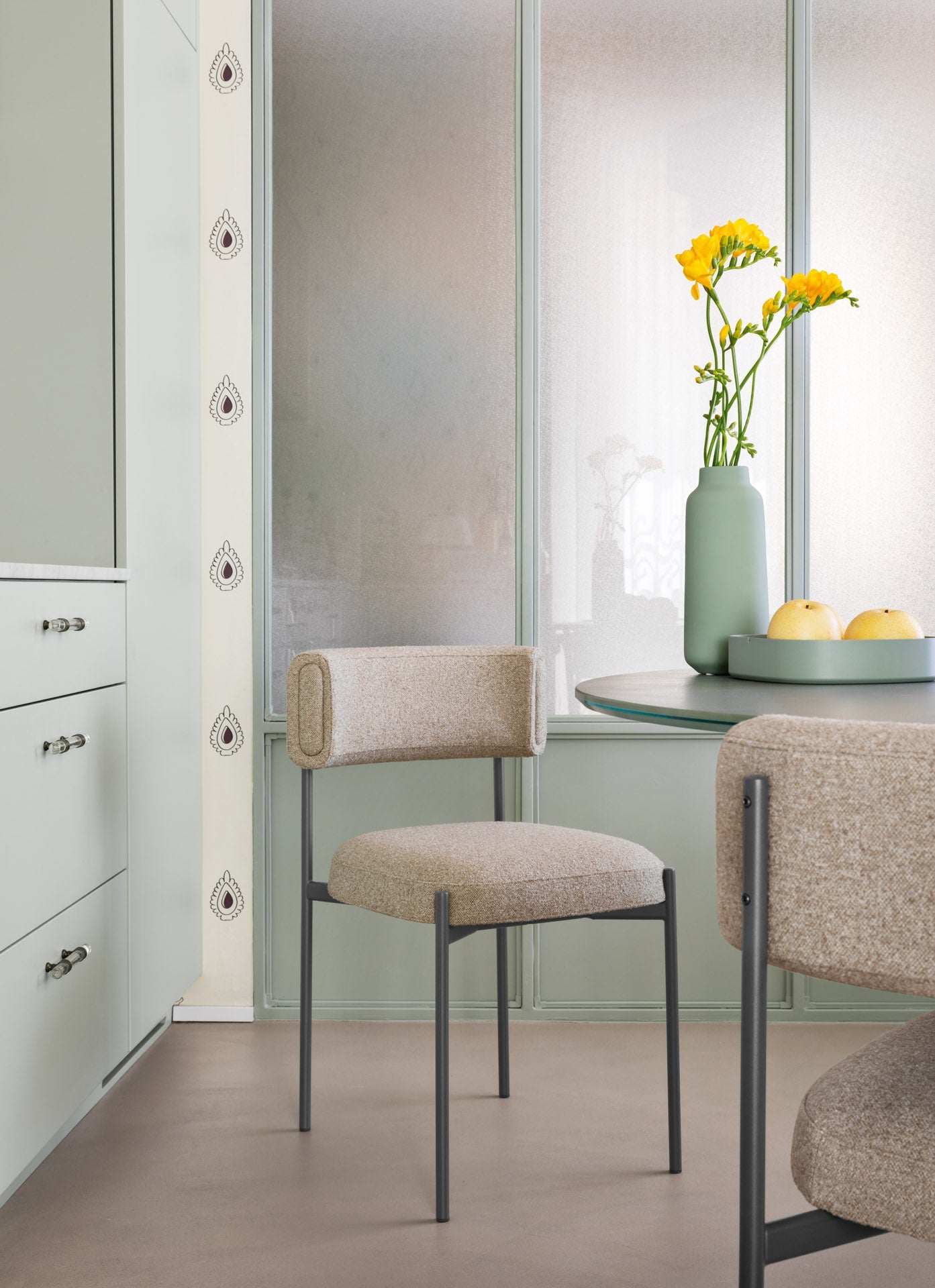 Midj Amelie S M TS Chair - Modern Accent Chair for Living Room, Bedroom & Office - Stylish & Comfortable Seating Solution