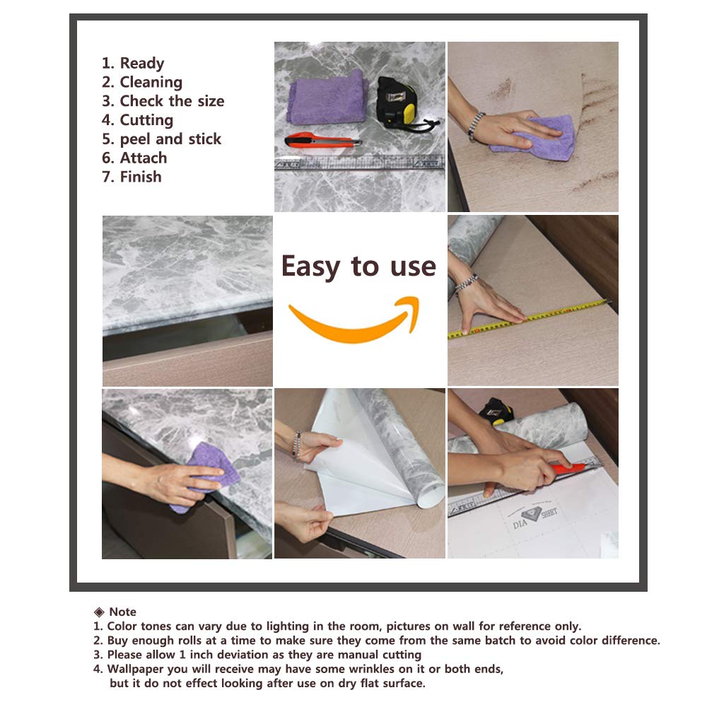 Peel and Stick Self-Adhesive Wood Grain Contact Paper - 19.6