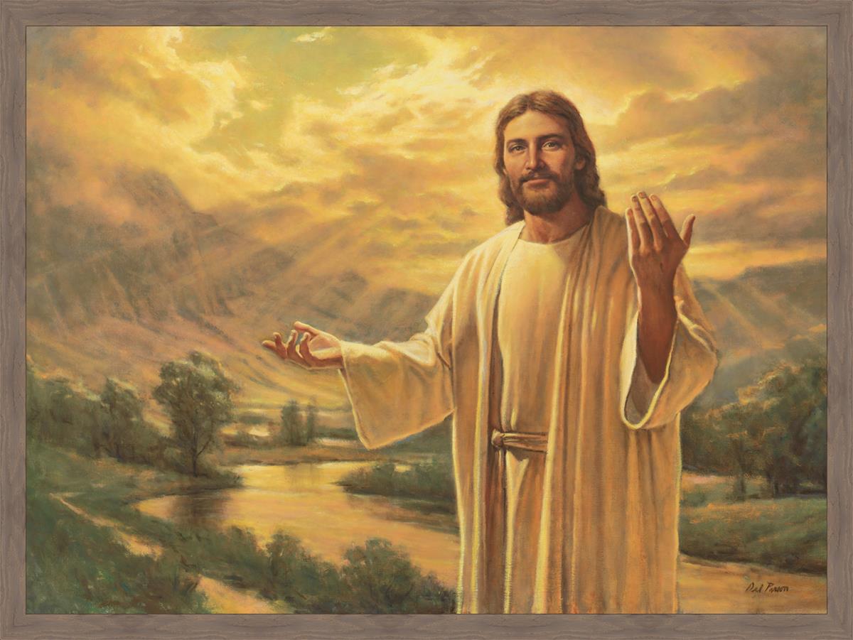 Come Follow Me By Del Parson - Inspirational Christian Wall Art for Home & Church Decor - Perfect for Living Rooms, Bedrooms & Sunday School Classrooms