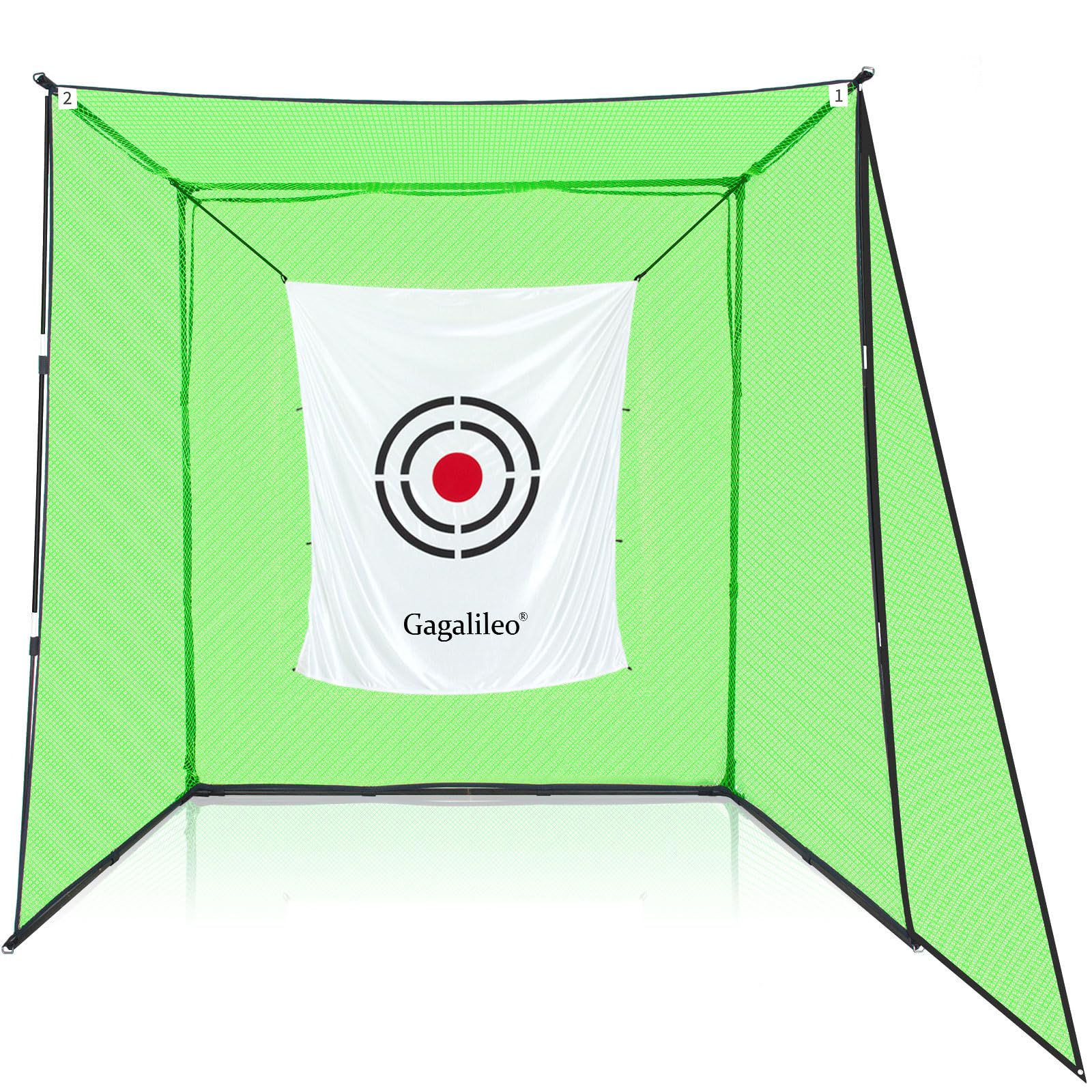 Premium Heavy Duty Golf Practice Hitting Net - Backyard & Indoor Driving Range with Portable Frame | Perfect for Home Training, Backyard Practice & Indoor Golf Sessions