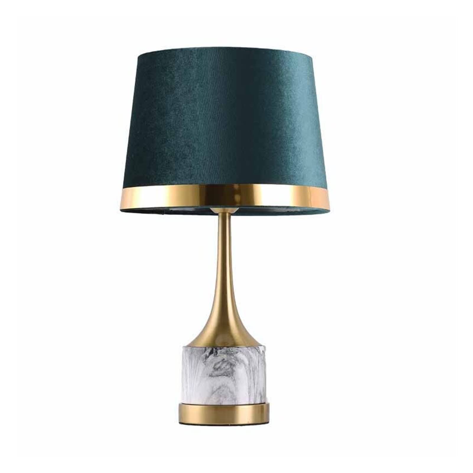 WENMENG2021 Modern Marble Desk Lamp - Elegant Nightstand & Bedside Lighting for Bedroom, Living Room, Study or Hotel | Dimmable Table Lamp with USB Port for Reading & Relaxation