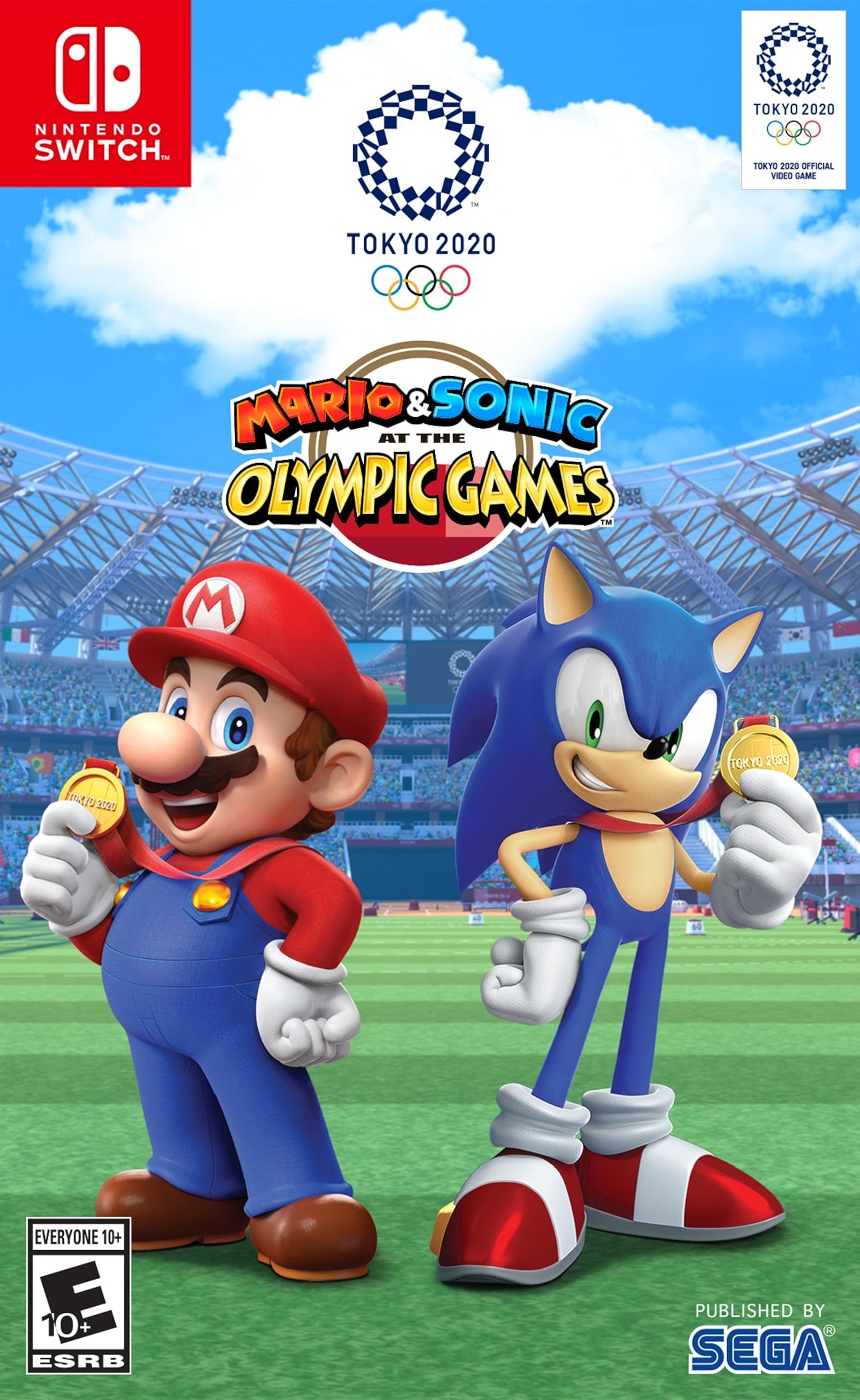 Mario & Sonic at the Olympic Games Tokyo 2020 - Nintendo Switch Game | Multiplayer Sports Adventure | Family Fun & Party Gaming for Kids & Adults