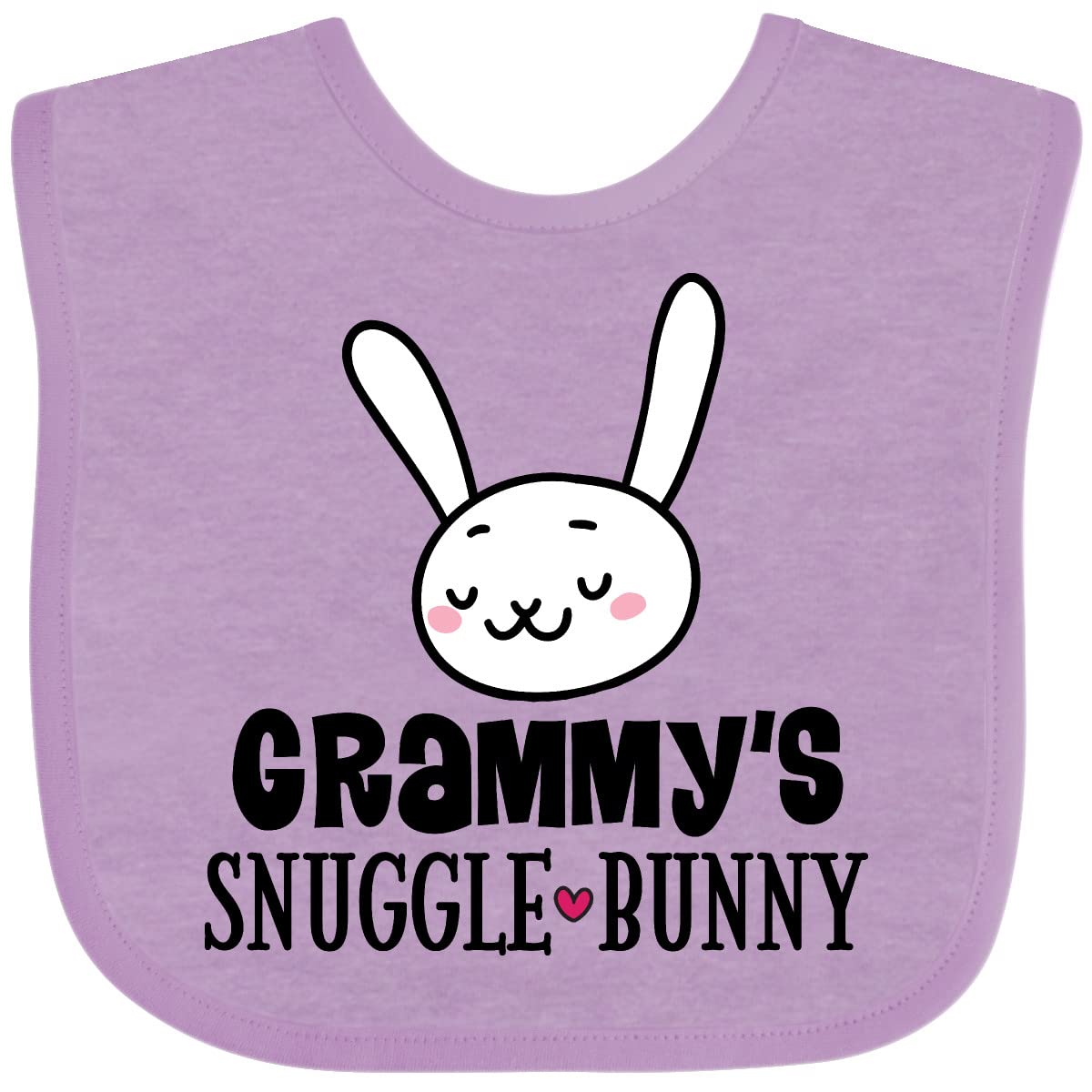 Inktastic Grammy Snuggle Bunny Easter Baby Bib - Adorable Bunny Design for Infants & Toddlers - Perfect for Easter Celebrations, Family Photos & Holiday Gifts