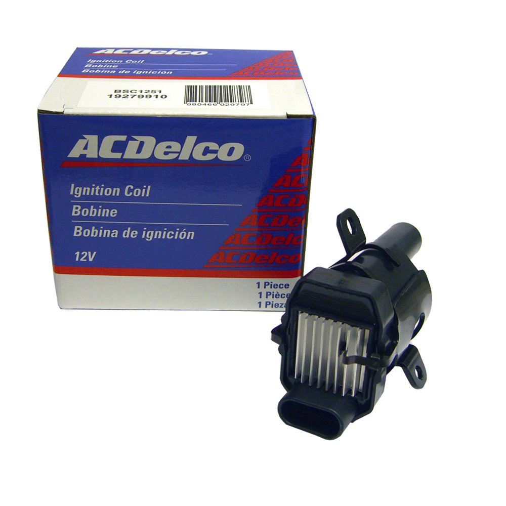 High-Performance AD Auto Parts Ignition Coil Pack - 8 OEM BS-C1251 Coils + 8 Herlux WGM48 Spark Plug Wires Compatible with LS2, LS4, LS7 Engines - Perfect for Engine Tuning, Performance Upgrades & Smooth Acceleration