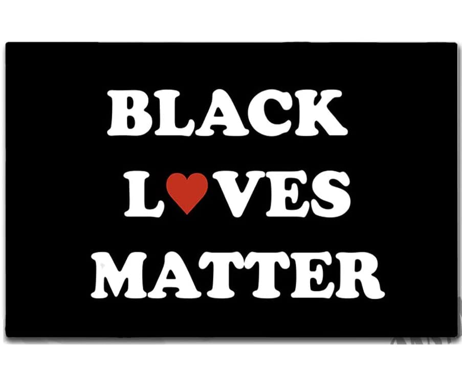 Black Lives Matter Doormat 23x16