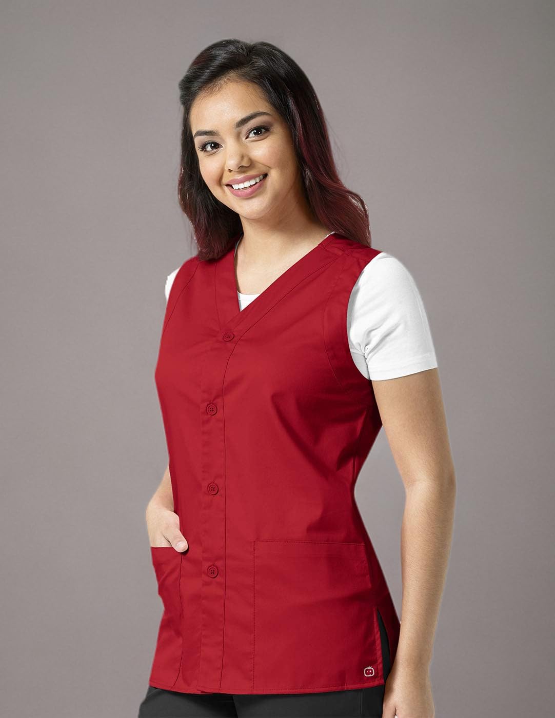 WonderWink Women's Work Vest - Comfortable & Durable for Nursing, Medical, and Healthcare Professionals - Perfect for Hospitals, Clinics, and Lab Work