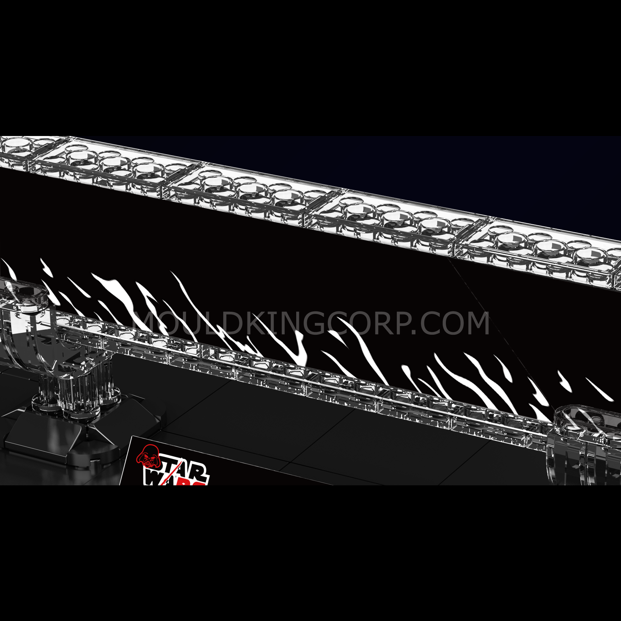 Mould King 10138 Black Saber Life-Sized Replica Building Set | 885 PCS Star Wars Model Kit for Collectors & Fans | Perfect for Home Display, Cosplay Props, and Gift Giving