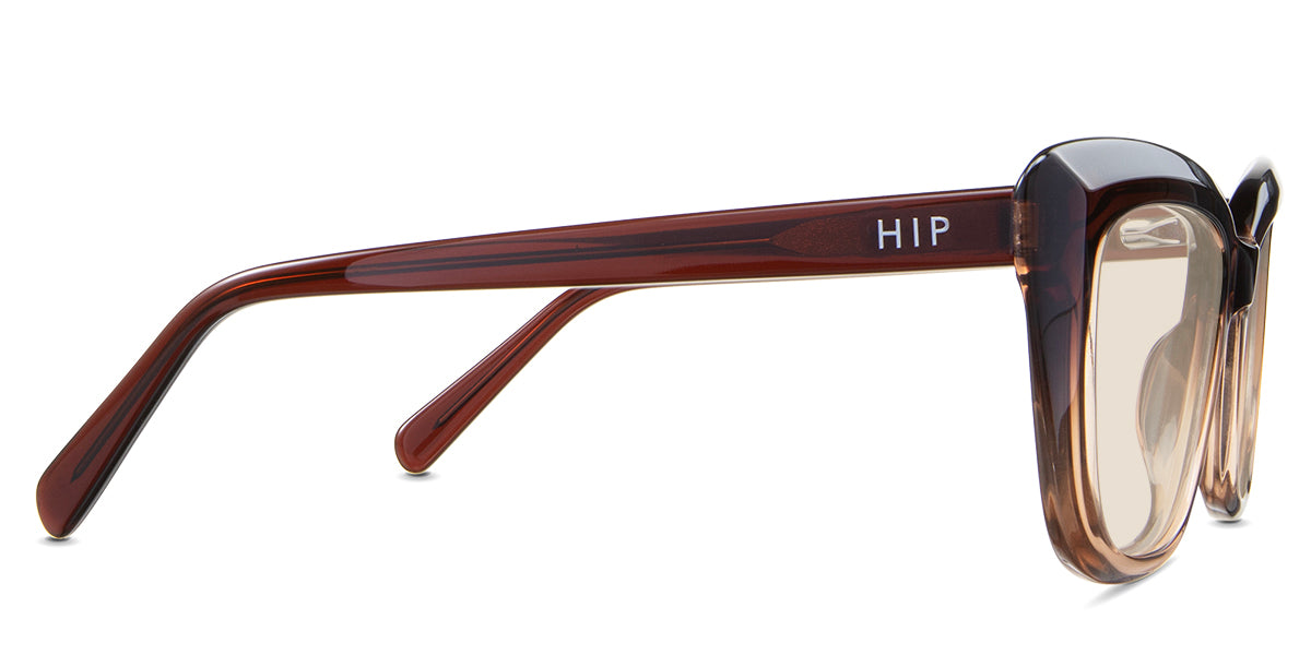 LESA Women's Prescription Tinted Glasses - Stylish & UV Protection for Reading, Driving & Outdoor Activities