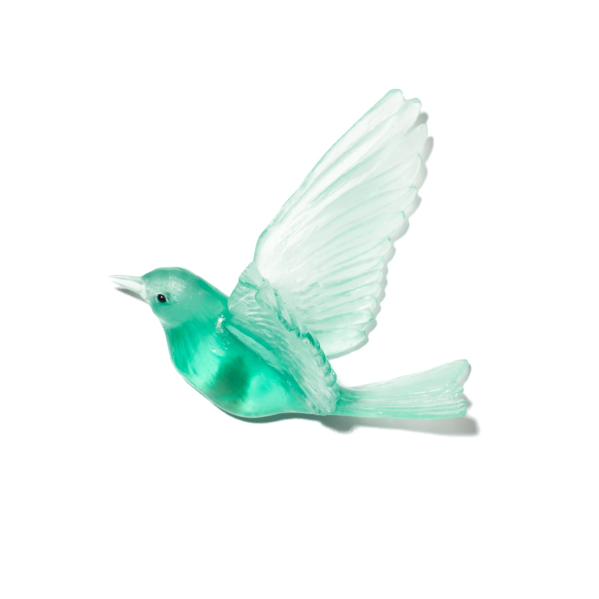 Handmade Glass Hihi / Stitchbird Wall Sculpture Art - Unique Home Decor by Luke Jacomb Studio | Perfect for Living Room, Bedroom & Office Wall Decoration