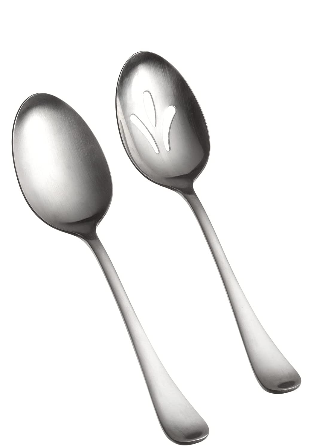 Premium 42-Piece Stainless Steel Flatware Set - Service for 8 with 2-Piece Hostess Utensils - Elegant Dinnerware for Formal Dining, Wedding Gifts & Holiday Entertaining