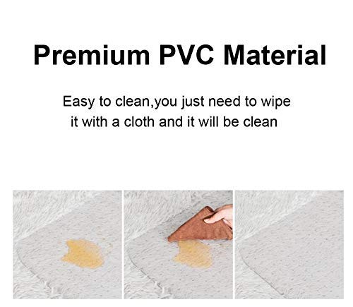 Office Chair Mat for Carpet - Heavy Duty Desk Chair Carpet Protector | PVC Plastic & Glass Roller Mats for Hardwood & Carpeted Floors | Perfect for Home Office, Gaming Setup & Workspace