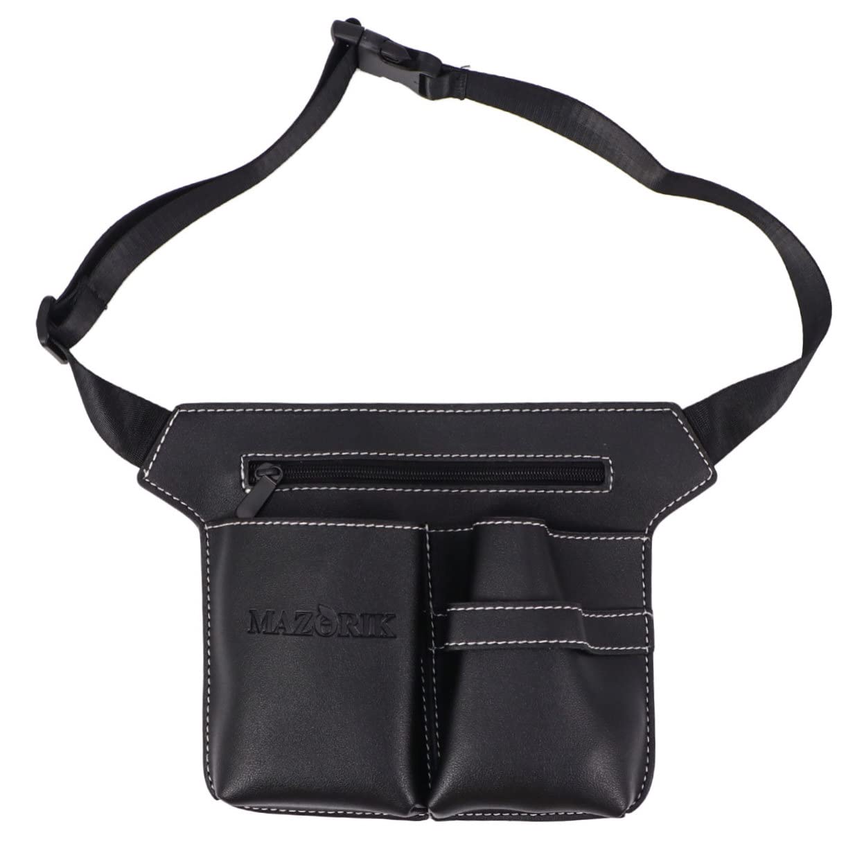 Healeved Mini Leather Waist Pouch - Professional Barber & Makeup Tool Kit with Scissors, Storage Bags for Hairdressers, Cosmetologists | Perfect for Salon Work, Travel & Outdoor Beauty Services