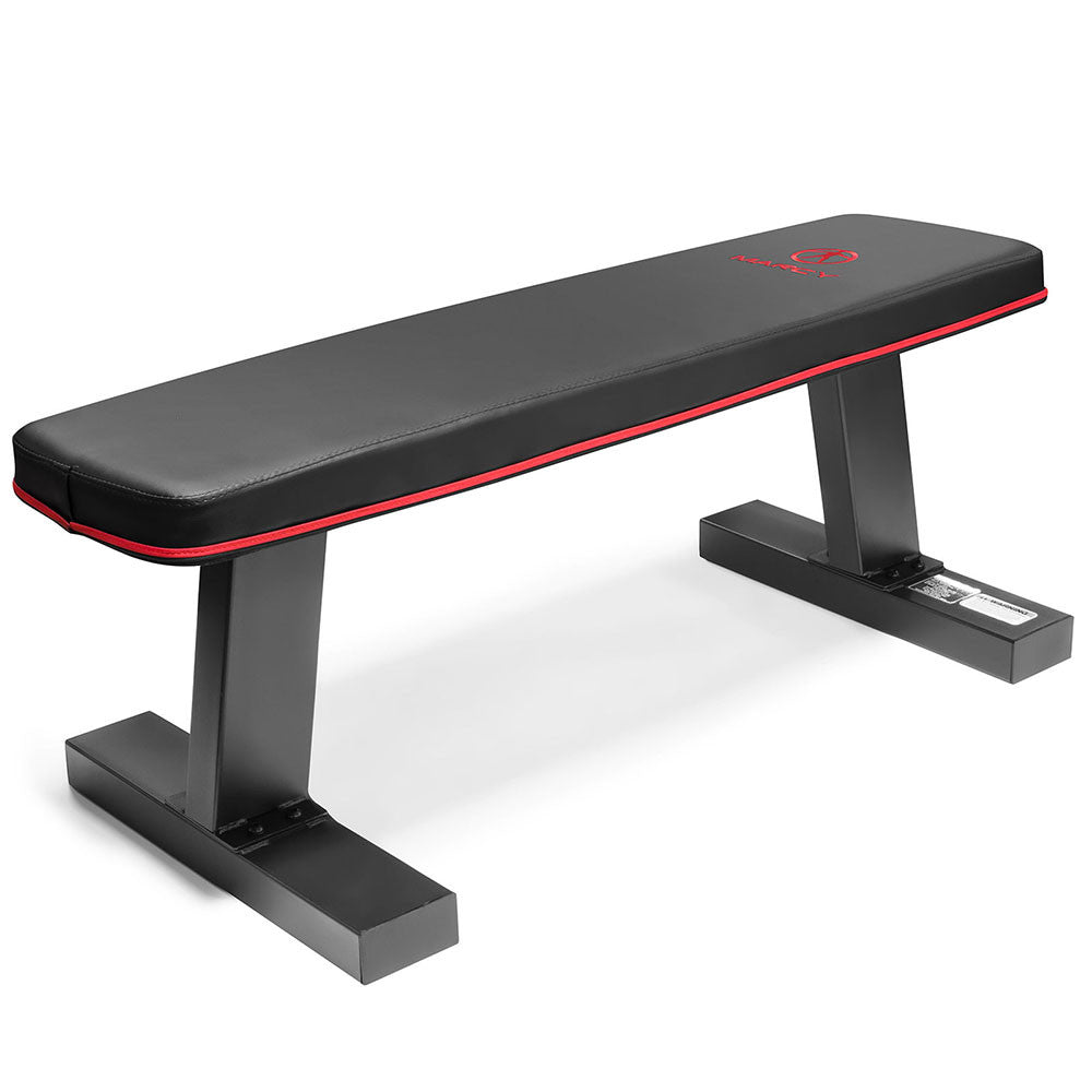Marcy SB 10510 Flat Weight Bench - Adjustable Home Gym Equipment for Strength Training & Workouts | Perfect for Home Gym, Personal Training & Fitness Enthusiasts