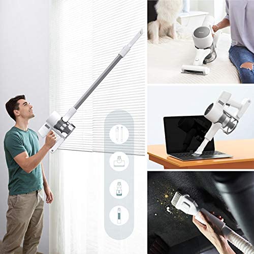 Dreame T10 Cordless Stick Vacuum Cleaner - Powerful 150AW Suction, 60min Runtime, Lightweight for Pet Hair & Hard Floors - Perfect for Home Cleaning, Car Detailing & Quick Pickups
