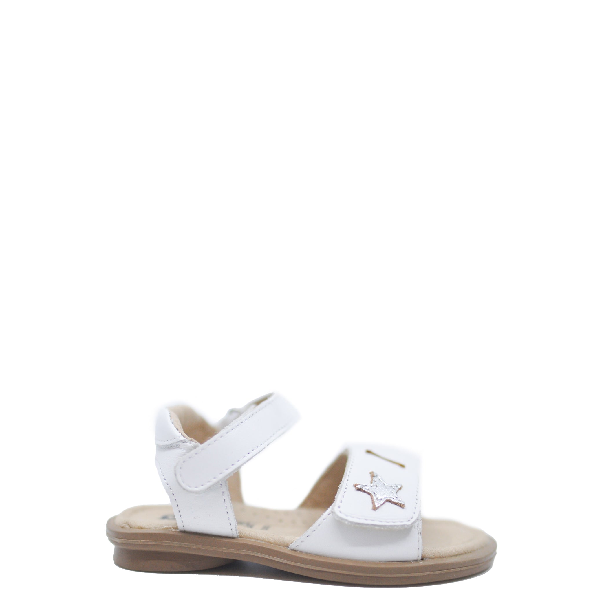 Old Soles White Star Velcro Sandals for Kids - Comfortable & Durable Toddler Walking Shoes - Perfect for Beach, Pool & Summer Outdoor Play