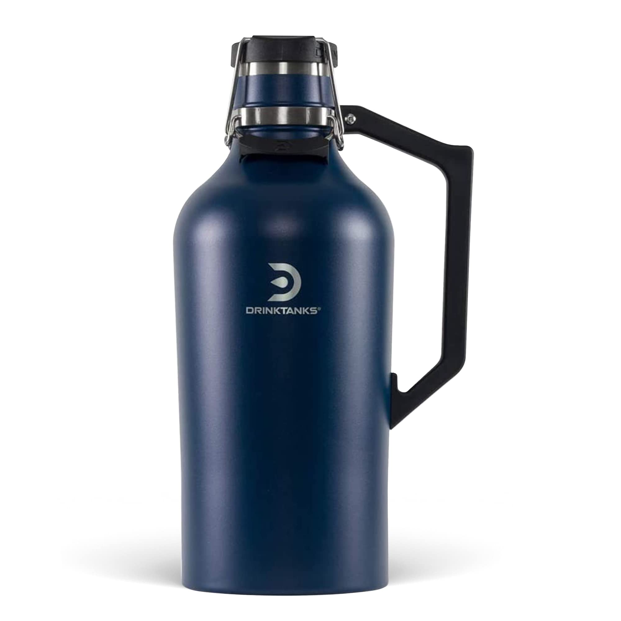 Premium 128oz Stainless Steel Vacuum Insulated Growler - Leakproof Beer, Wine & Coffee Tumbler with Handle | Double-Wall Insulation Keeps Drinks Cold 24+ Hours | Perfect for Camping, Tailgating & Outdoor Adventures