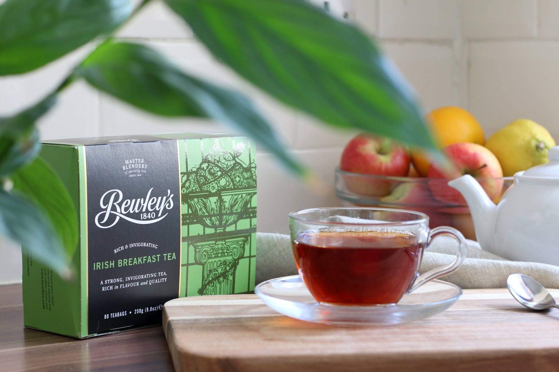 Bewleys Irish Breakfast Tea Bags - 80 Count (250g) | Premium Black Tea Blend | Perfect for Morning Energy & Afternoon Relaxation