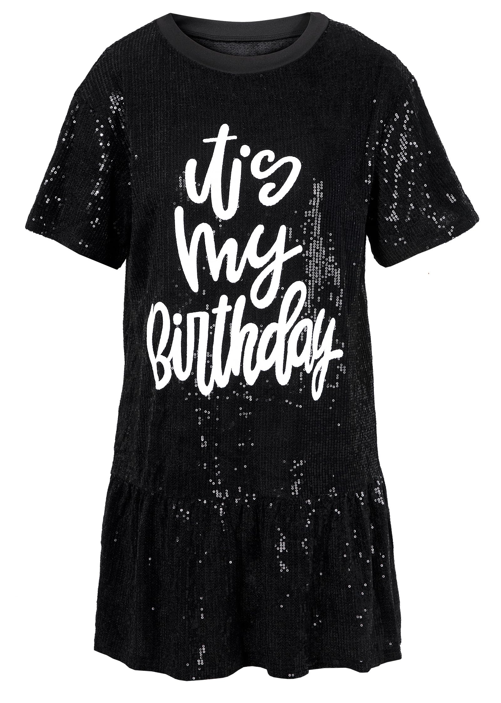 FLOYU Women's Sequin Birthday Dress - Sparkly Party Top & Sexy Birthday Outfit for Women | Perfect for Birthday Parties, Nightclubs, and Special Occasions