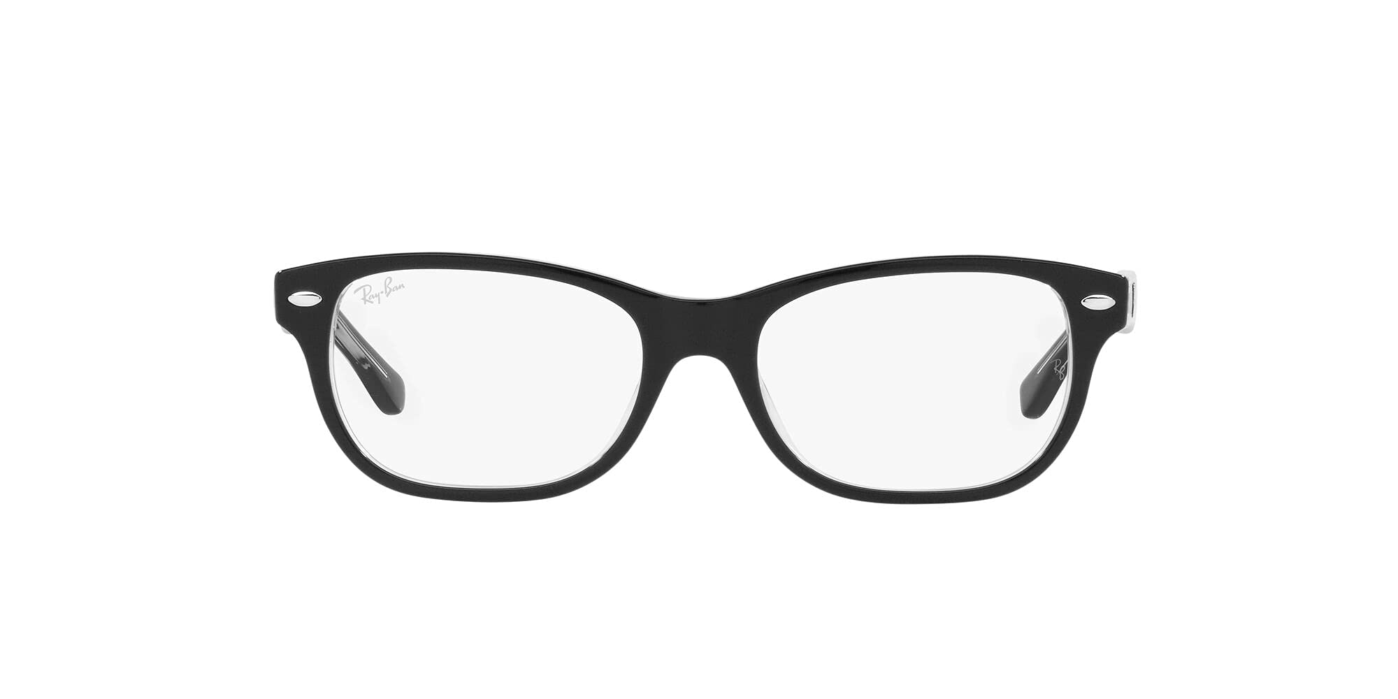 Ray-Ban Junior Kids' RY1555F Low Bridge Fit Square Prescription Eyeglass Frames - Perfect for School, Reading & Outdoor Activities