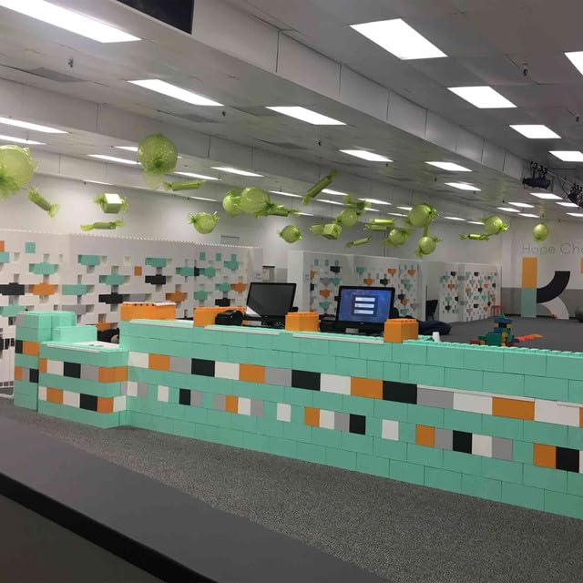 EverBlock 25’ x 3’ Modular Pony Wall Kit - Reusable Building Blocks for Room Dividers, Partitions & Displays | Indoor/Outdoor Wall System | Easy Connect & Durable Construction | Perfect for Offices, Events & Home Organization