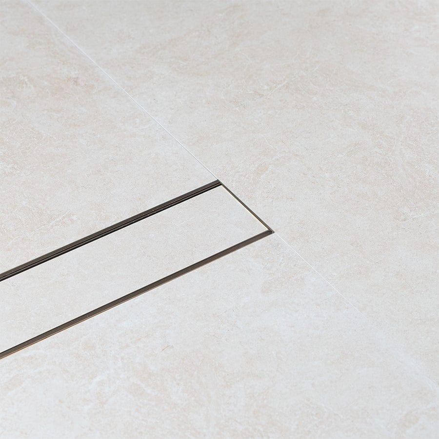 Antique Brass Aluminum Floor Drain 1M - Rust-Resistant Bathroom & Shower Drain for Home & Commercial Use